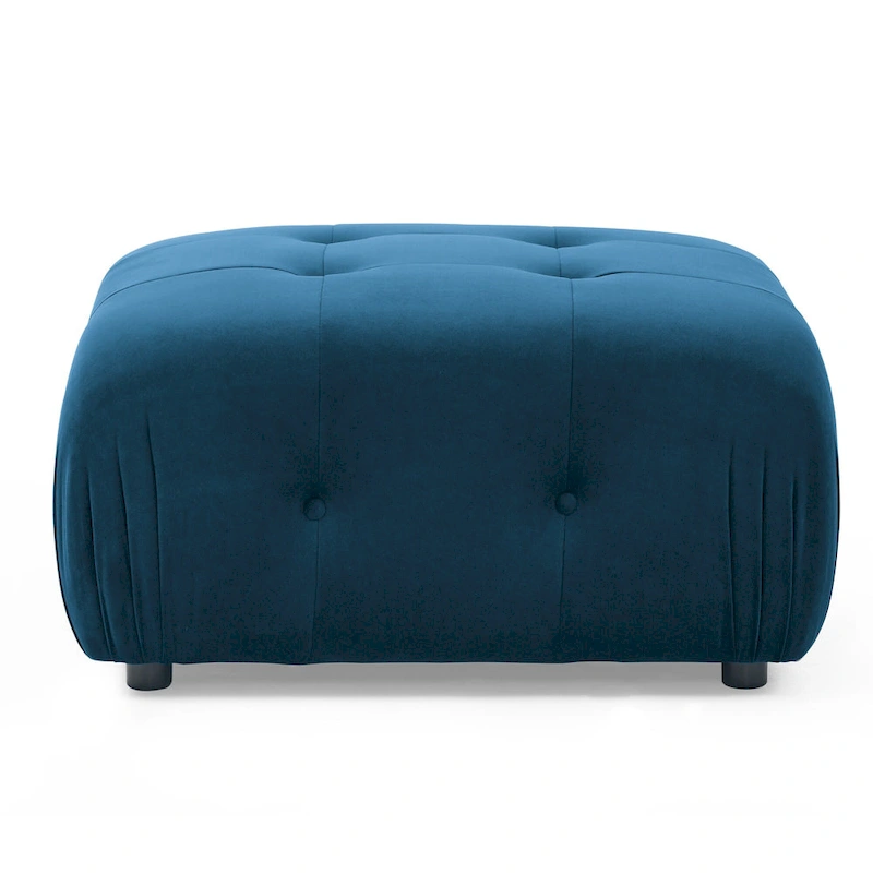 Blue 93 Modular L-Shaped 4-Seater Sofa with Reversible Ottoman
