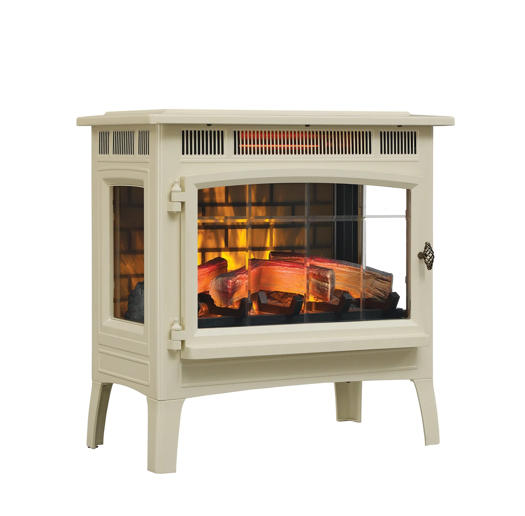 duraflame? Electric Infrared Fireplace Stove Heater with 3D Flame Effect