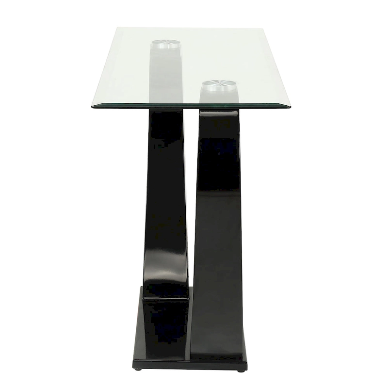 Cres Glam Glasstop 3-Piece Coffee Table Set by Furniture of America