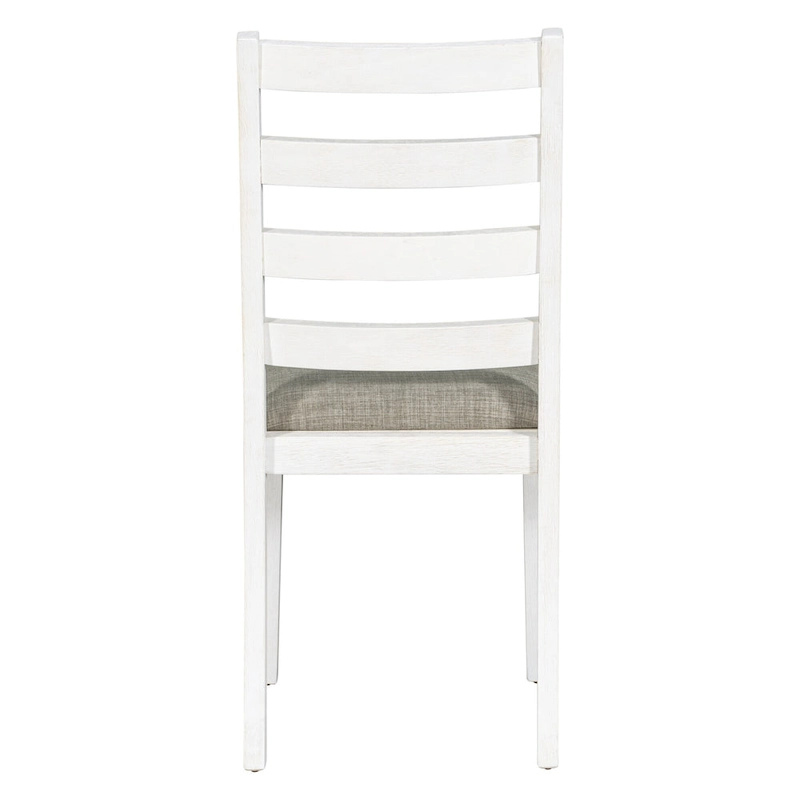 Rustic Style 6-Piece Dining Room Table Set with 4 Upholstered Chairs & a Bench