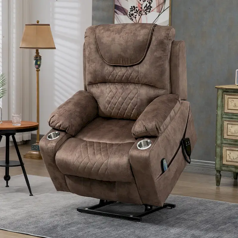 Upgraded Flagship Dual Motor Independent Control Oversized 180 Lay Flat Power Lift Recliner Chair