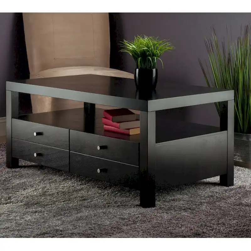 Copenhagen Coffee Table, Espresso - 40.16 x 22.83 x 18.35