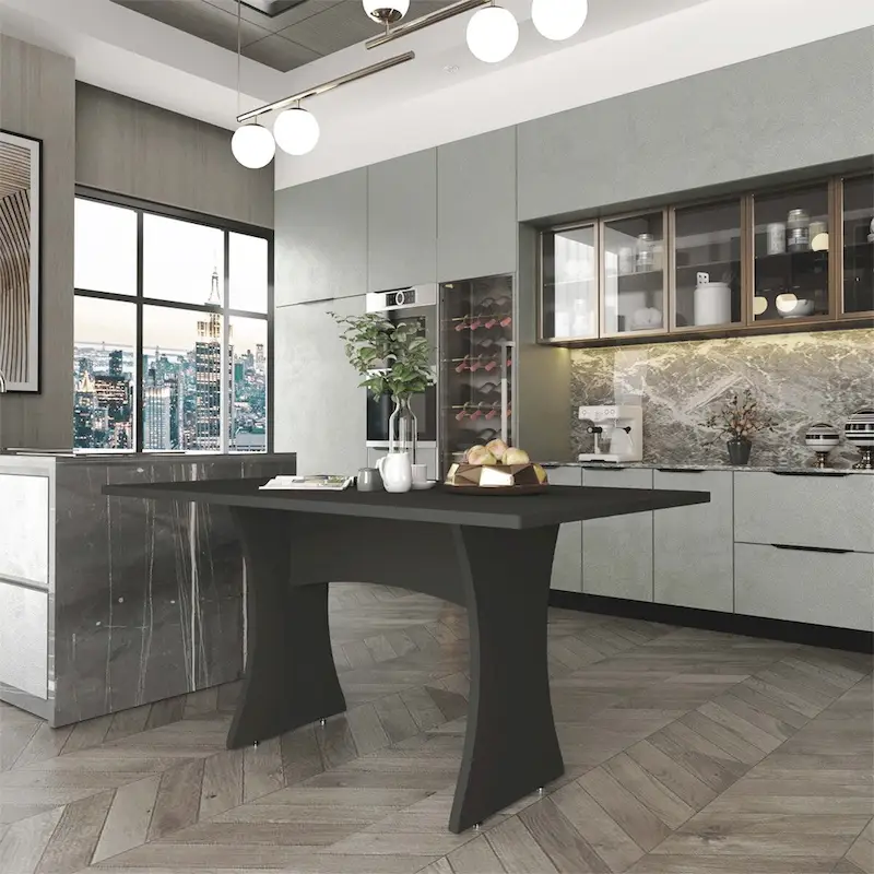 Manhattan Comfort Coney Mid-Century Modern Dining Table