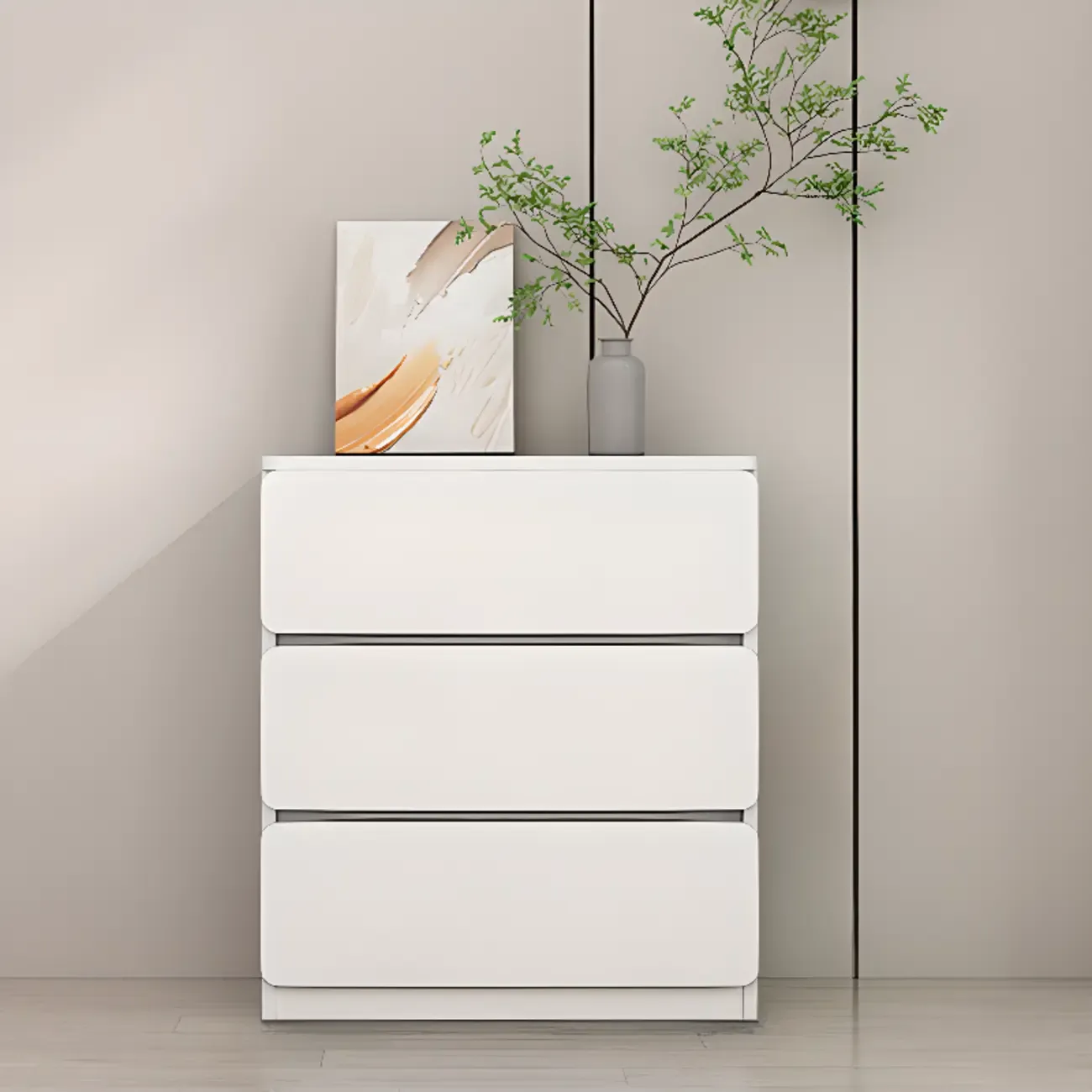 Artistic Rectangle Accent Chests with Free Standing Design