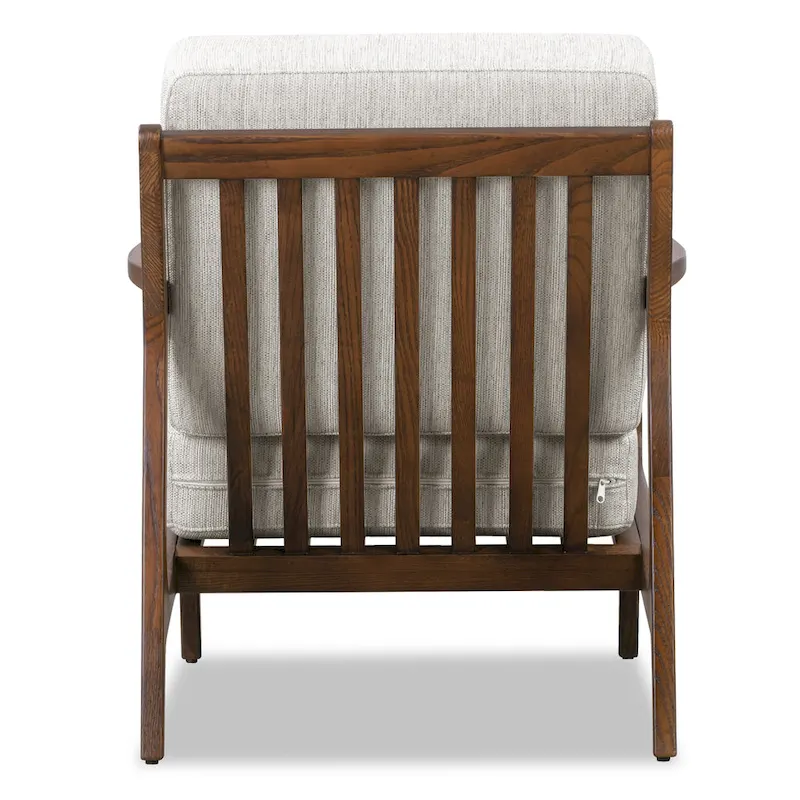 Poly & Bark Verity 25 Fabric Lounge Chair - Solid Wood Frame