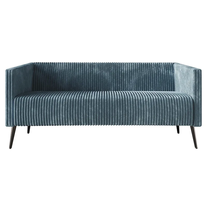 CraftPorch Corduroy Modern and Glamorous Velvet Upholstered Sofa