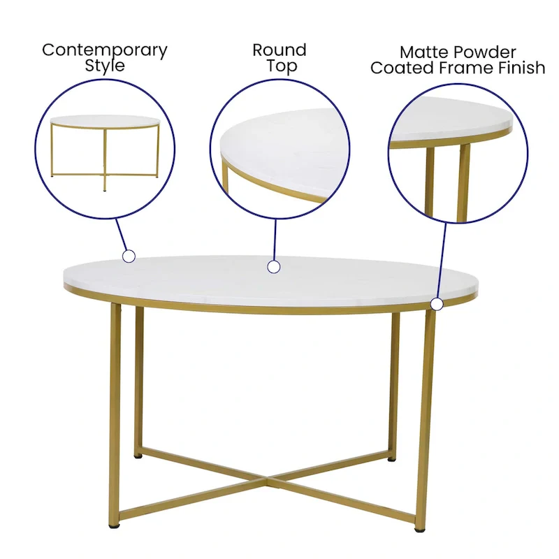 Signature Design by Ashley Coylin Cocktail Table - Tempered Glass Table