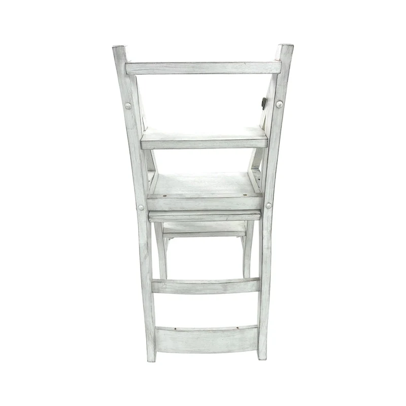 Carolina Living Folding Library Chair - Antique White