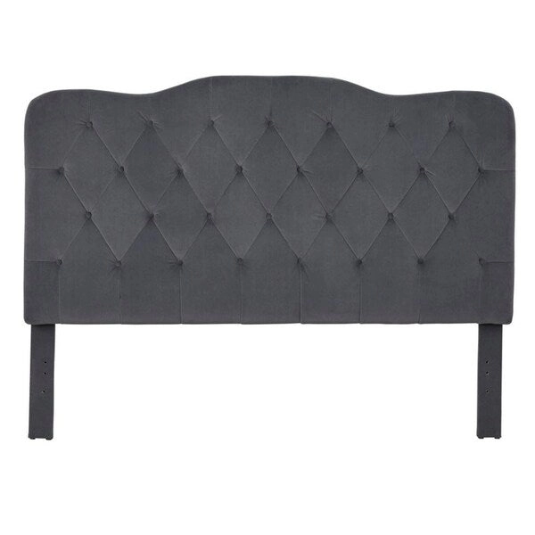 Simple Living Tessa Traditional Upholstered Button Tufted Queen Headboard