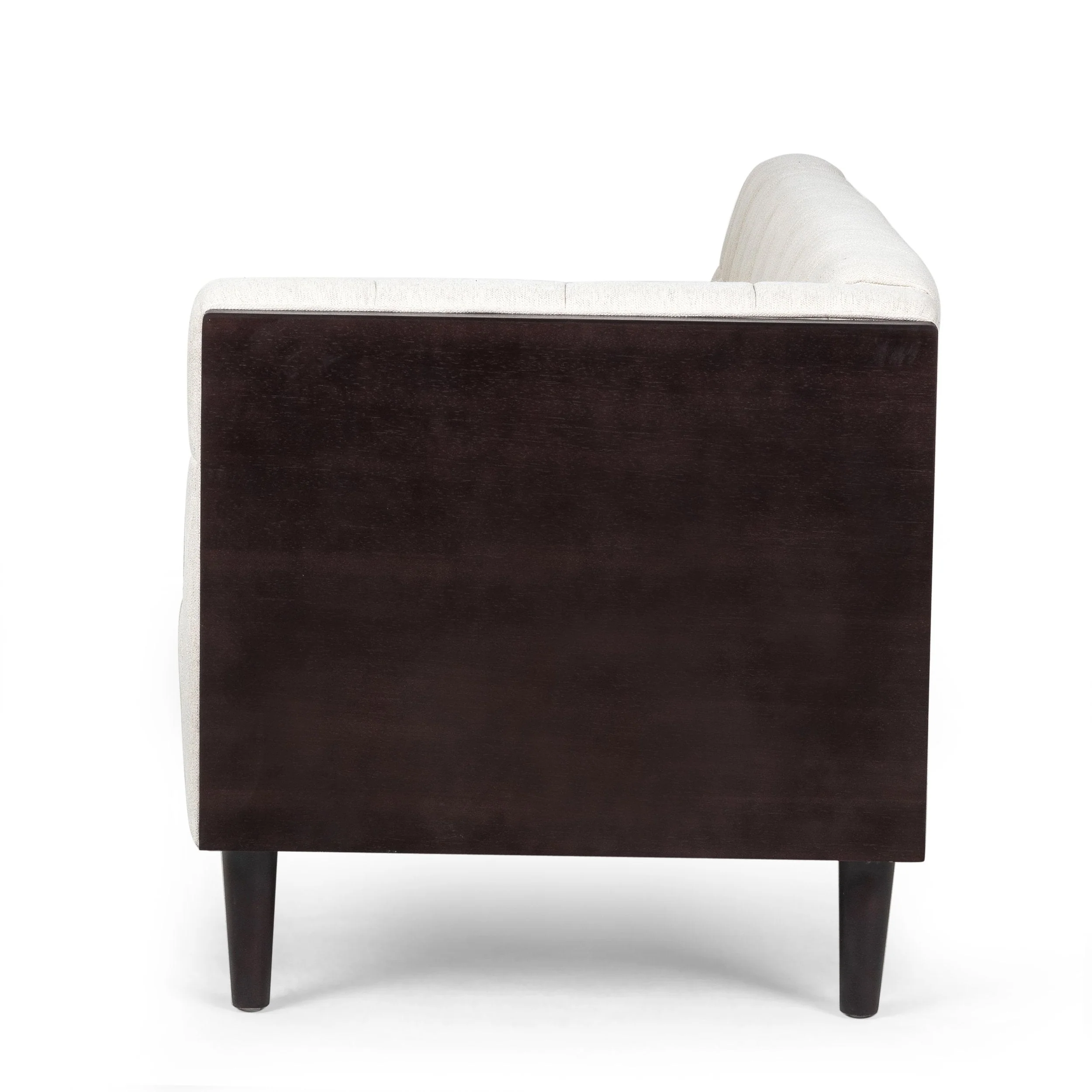 Mid-Century Modern Fabric Tufted Sectional Sofa Set - NH583413