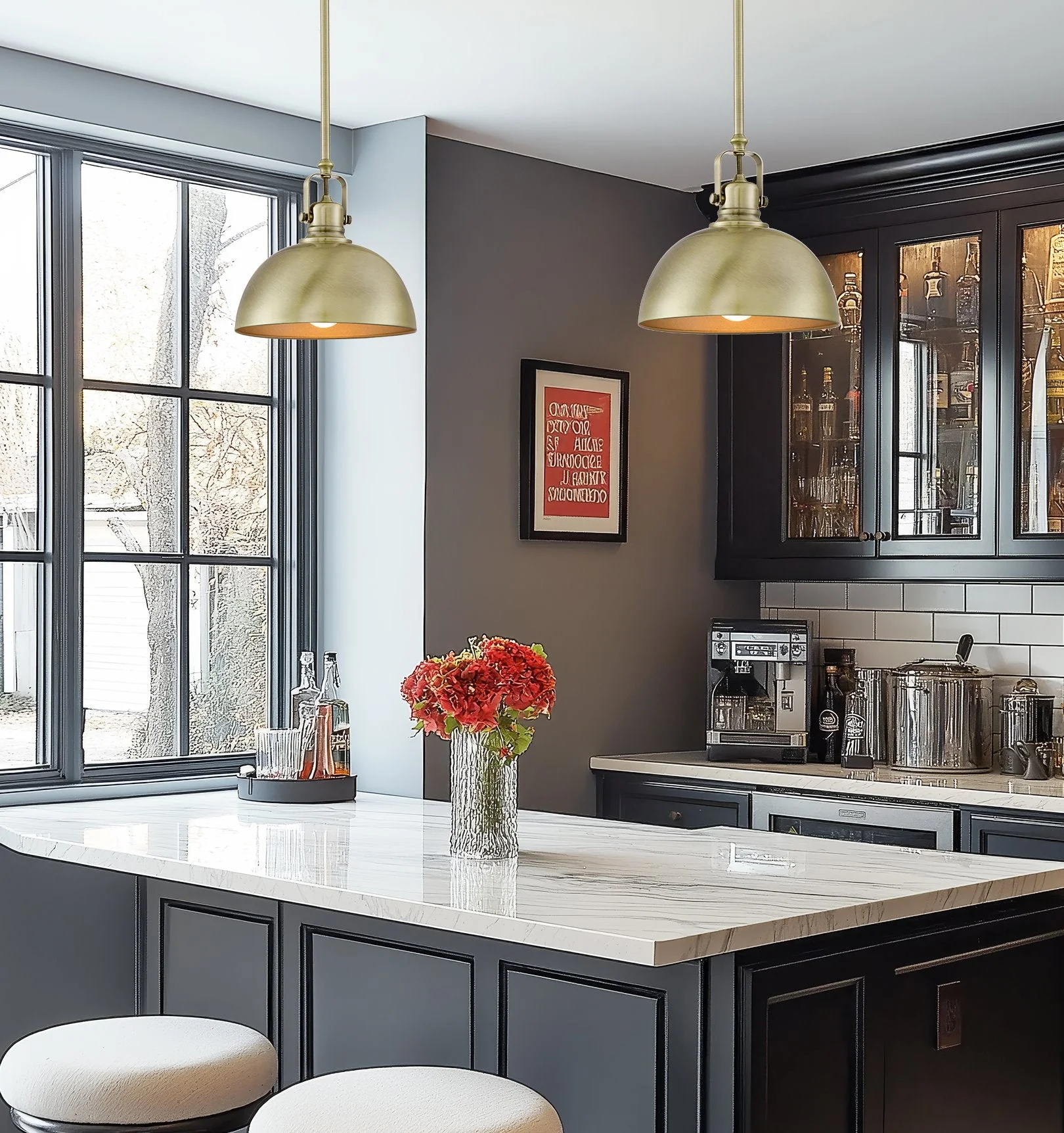 Belle 9 Contemporary Industrial Pendant Light