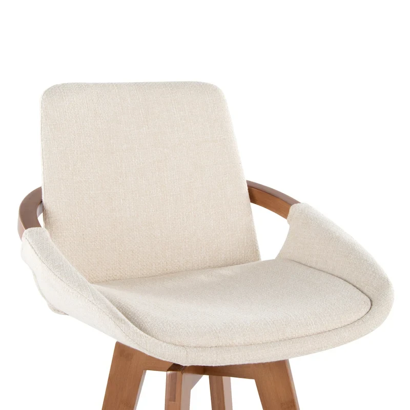 Carson Carrington Pugo 26 Fixed-Height Counter Stool in Noise Fabric