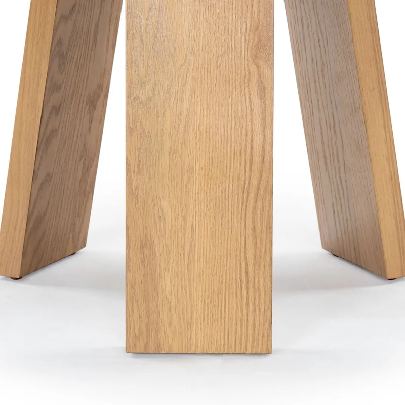 Accent Table - Oak Veneer, Natural Wood Grain, 20W x 20D x 22H