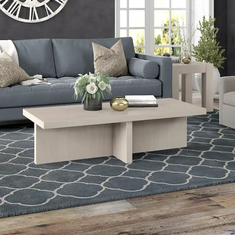 Elna 54 Wide Rectangular Coffee Table - 54 Wide