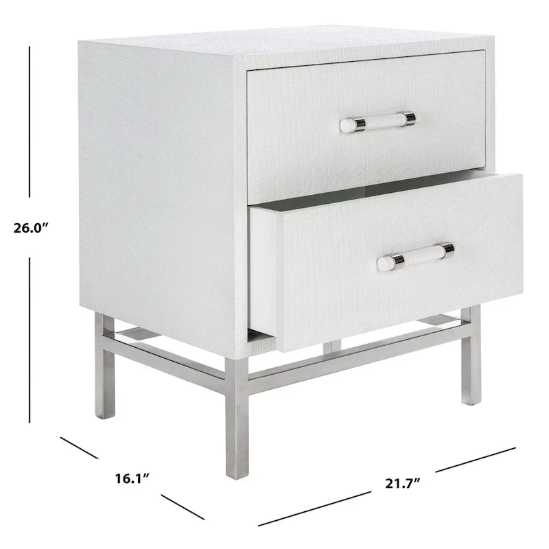 SAFAVIEH Couture Viviyana 2-Drawer Nightstand