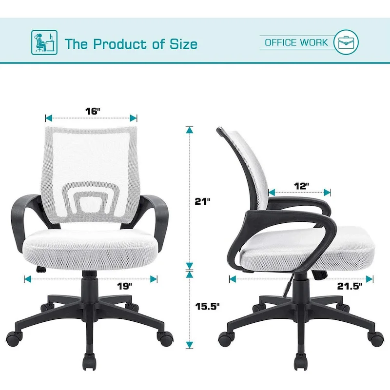 Homall Office Chair Mesh Desk Chair Computer Chair with Armrest