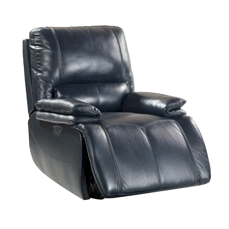 Clara Genuine Leather Power Recliner with Cushion Padded, Set of 2