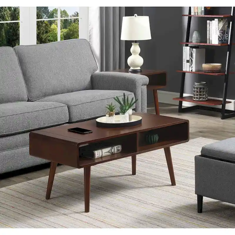 Convenience Concepts Napa Coffee Table with Shelf