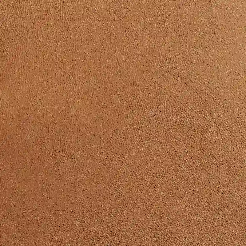 Mid-Century Leather Accent Chair, Brown/Khaki, Metal Frame, Seats 1