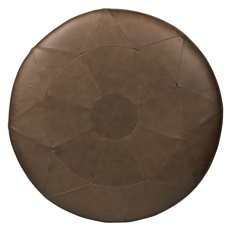 Poly & Bark Gio Ottoman - Full Grain Genuine Italian Leather