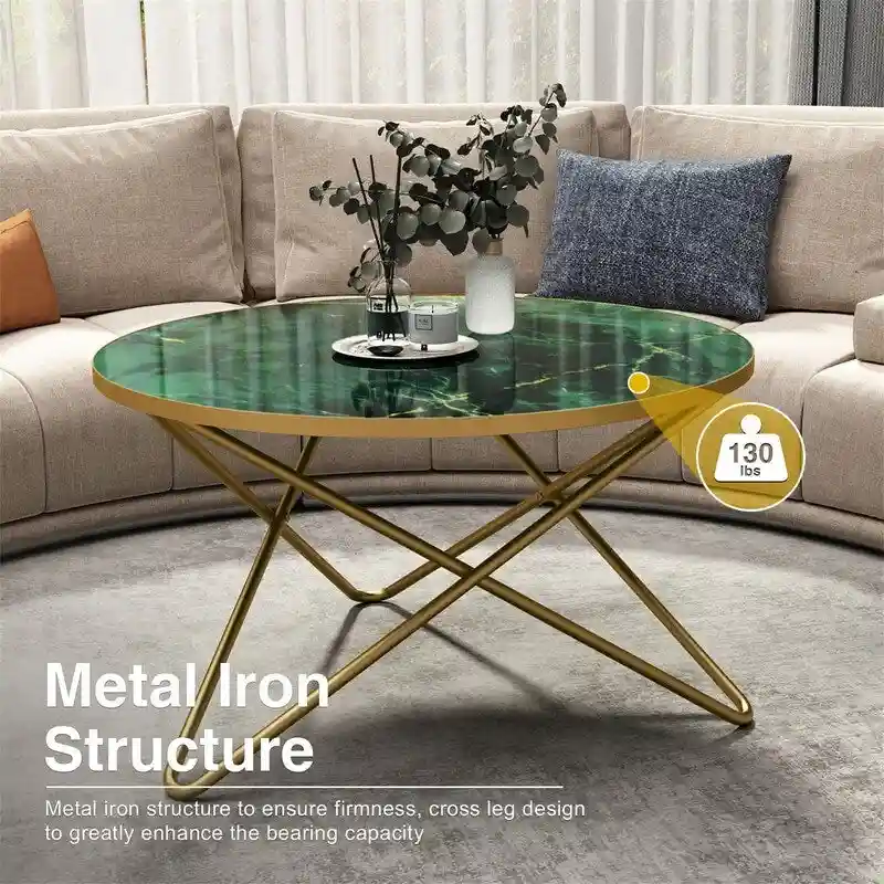 Round Coffee Table - 31.5 D x 31.5 W x 18 H