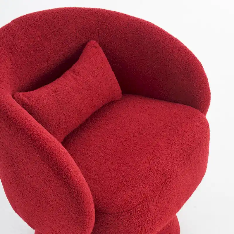 Ouyessir 360 Degree Swivel Cuddle Barrel Sofa Chairs