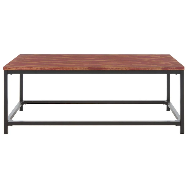 SAFAVIEH Aino Reclamined Wood Finish Coffee Table - 48 x 24 x 17.7 - 48Wx24Dx18H