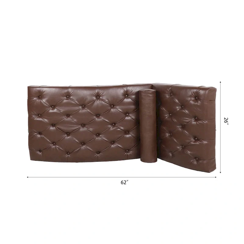 62W Upholstered Chaise Lounge