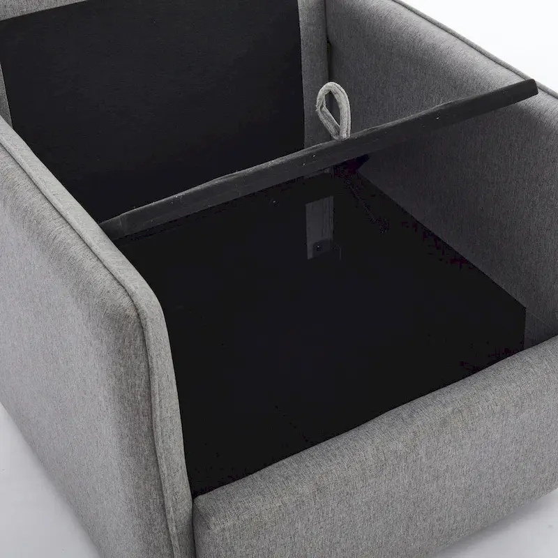 Linen Swivel Accent Chair