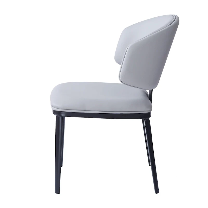 '- PU Leather Upholstered Dining Chairs