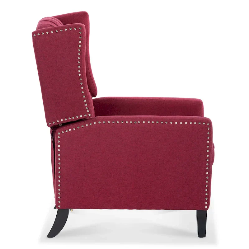 Wide Manual Wing Chair Recliner - 34.45 x 27.16 x 40.55