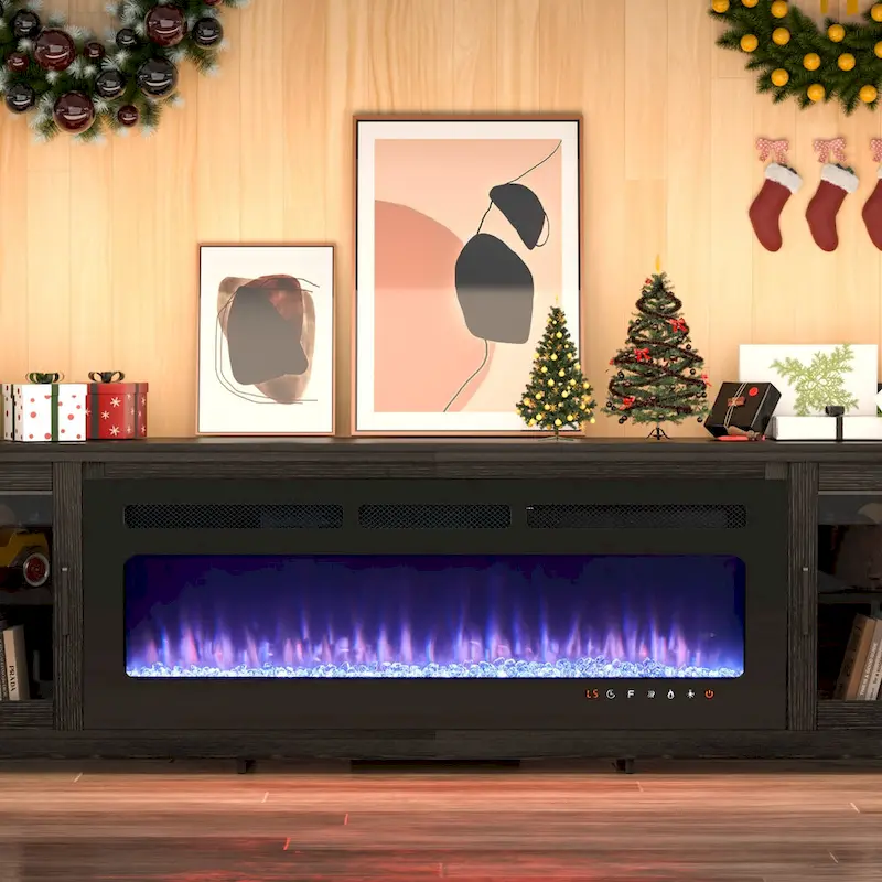 80 Modern Electric Fireplace TV Stand