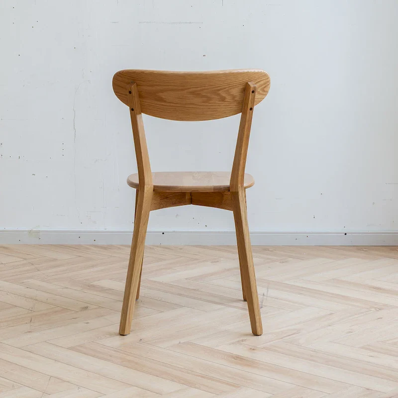 Oak Wood Dining Chair - Natural Finish