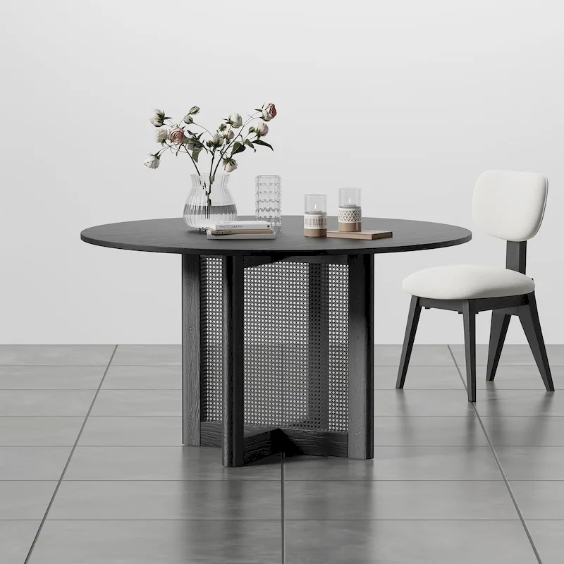 Lumioca Cinna Oak Wood Double Pedestal Dining Table