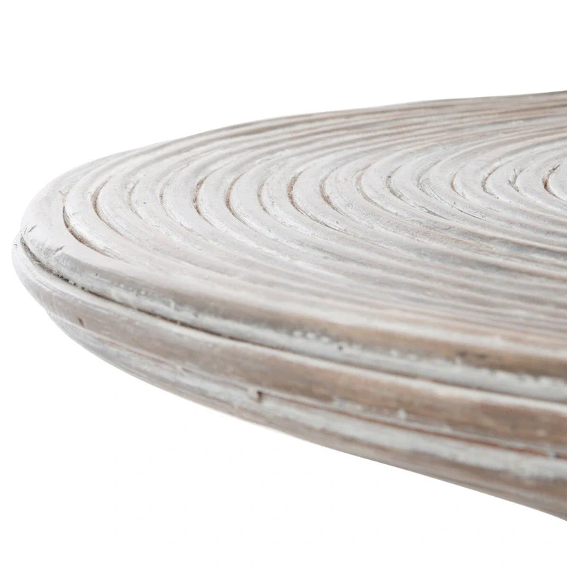 Pedestal Metal Round Coffee Table - 31.5 W x 31.5 L x 17.7 H