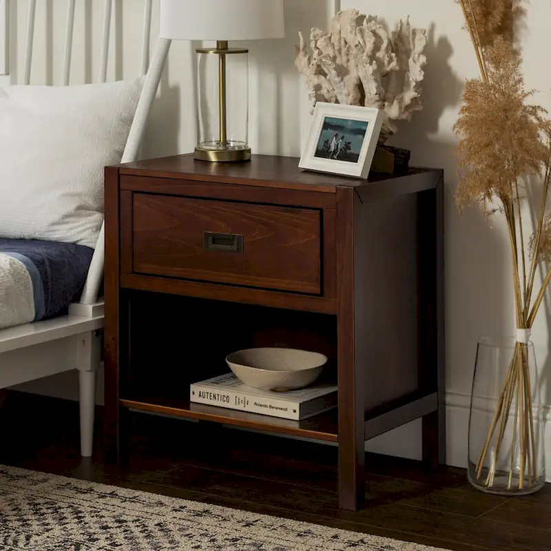 Middlebrook Solid Wood Modern 1-Drawer Nightstand