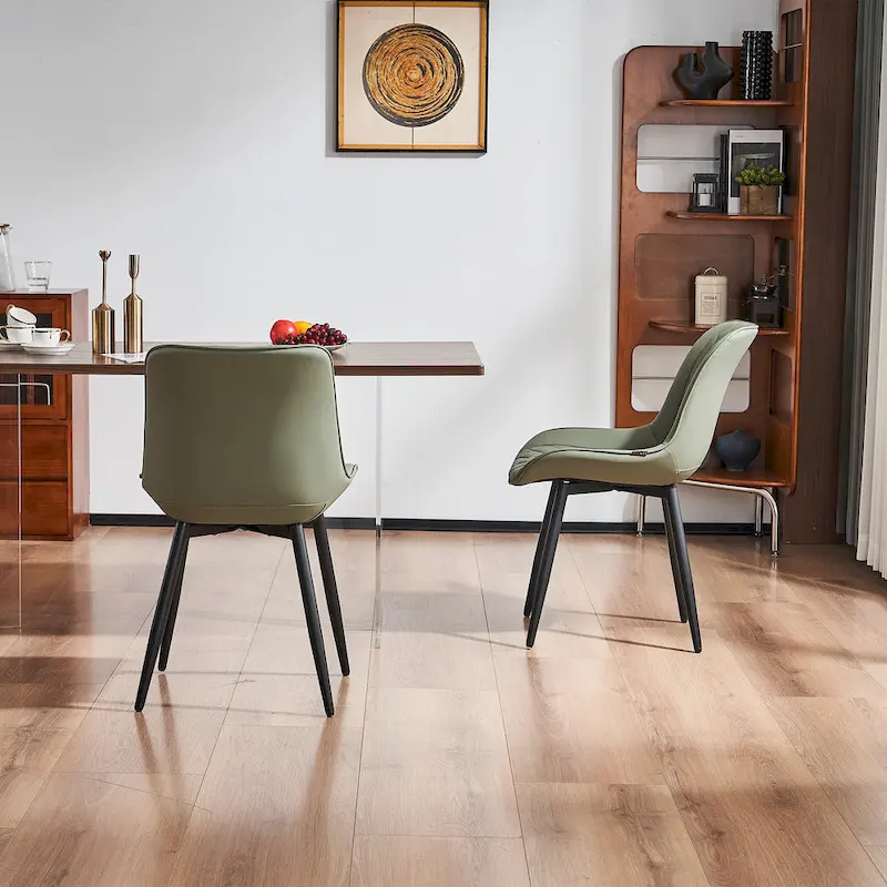 Modern Dining Chairs Set of 2 Upholstered Dining Room Chairs