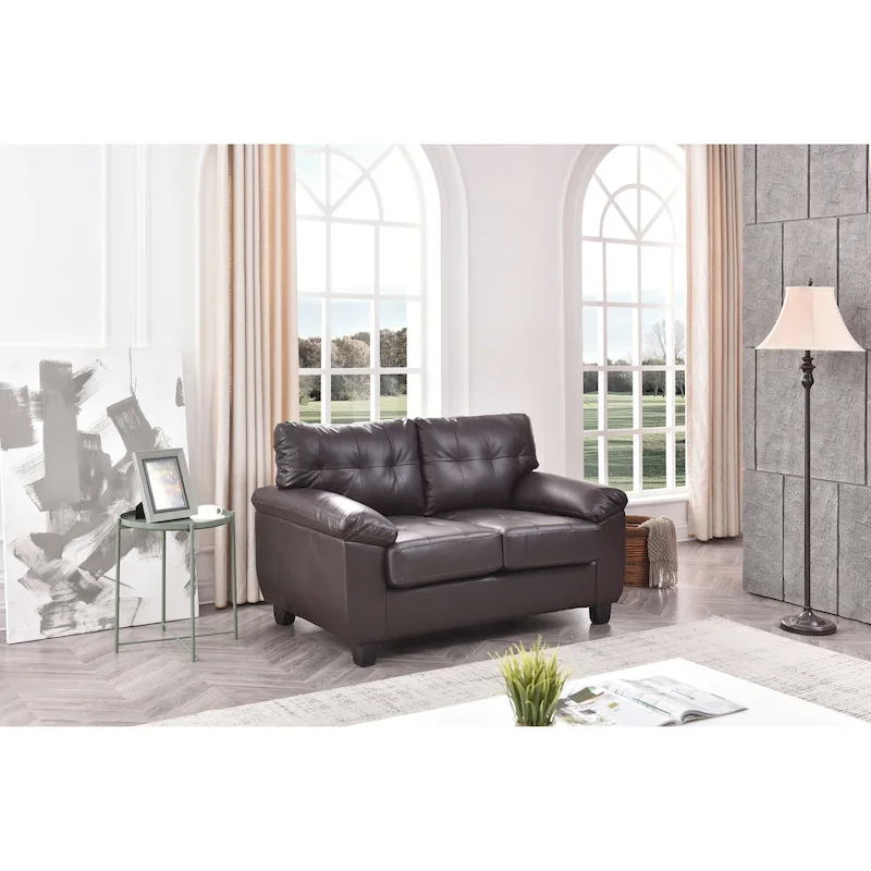 Gallant Faux Leather Loveseat