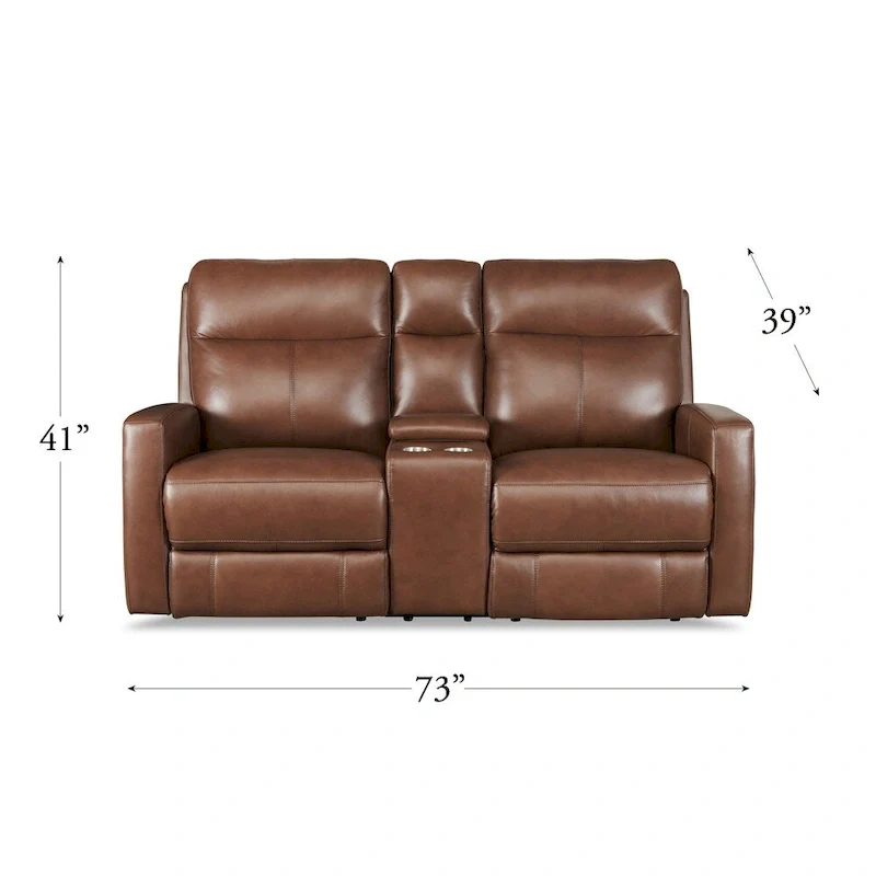 Hydeline Vienna Zero Gravity Power Recline and Headrest Top Grain Leather Sofa and Loveseat - Sofa, Loveseat
