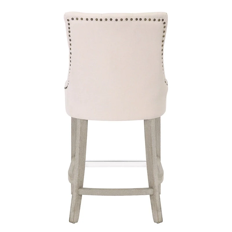 Carter 24 Upholstered Button Tufted Counter Bar Stool