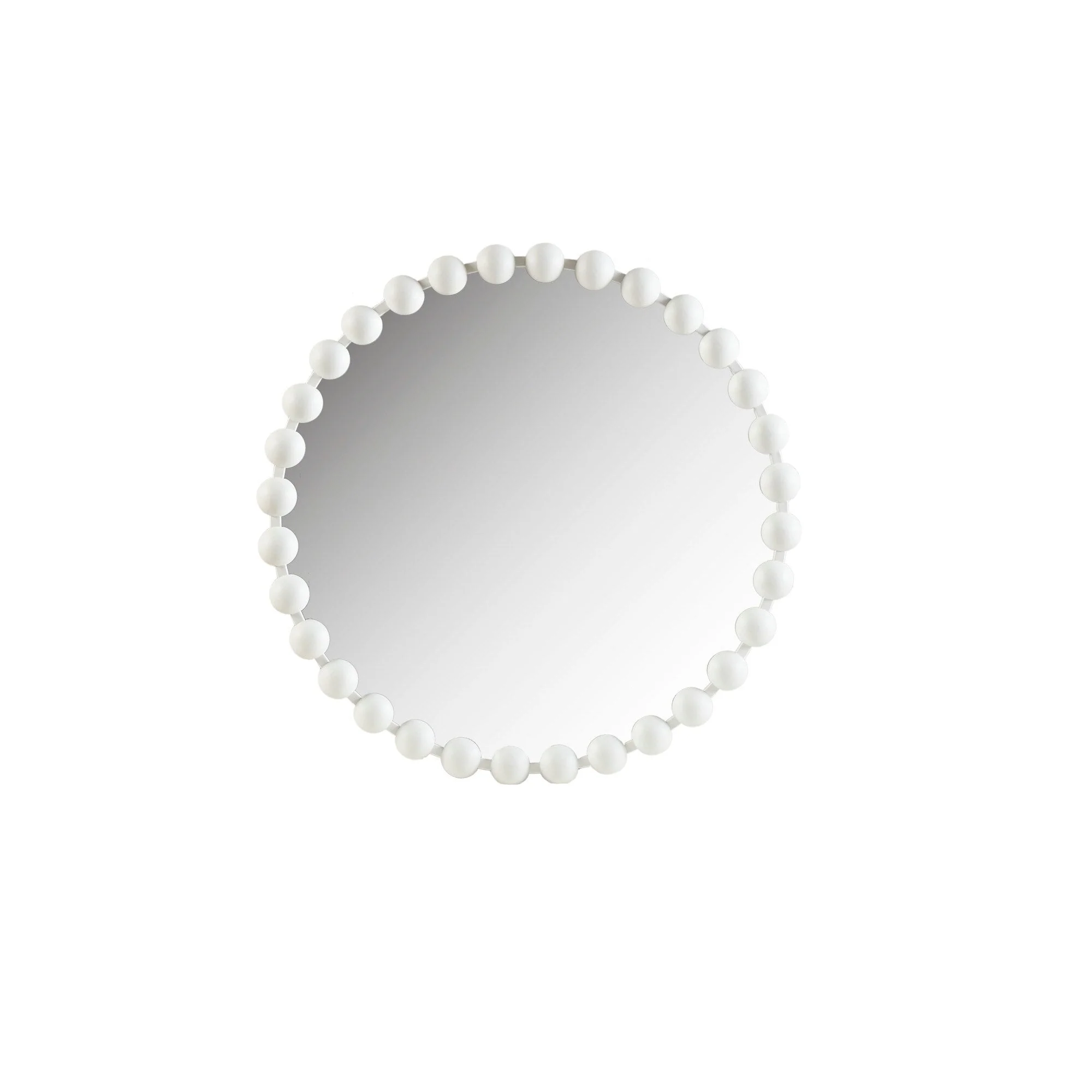 Madison Park Signature Marlowe Beaded Round Wall Mirror
