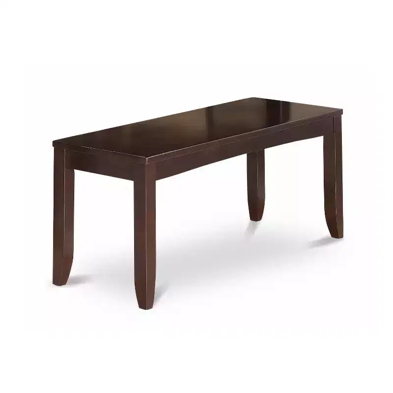 Dining Room - Table with Chairs - Eclectic Style - Cappuccino Finish - Kitchen Dinette