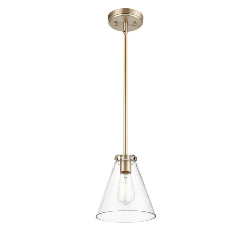 Millennium Lighting 8  Wide Mini Pendant with Clear Glass Shade