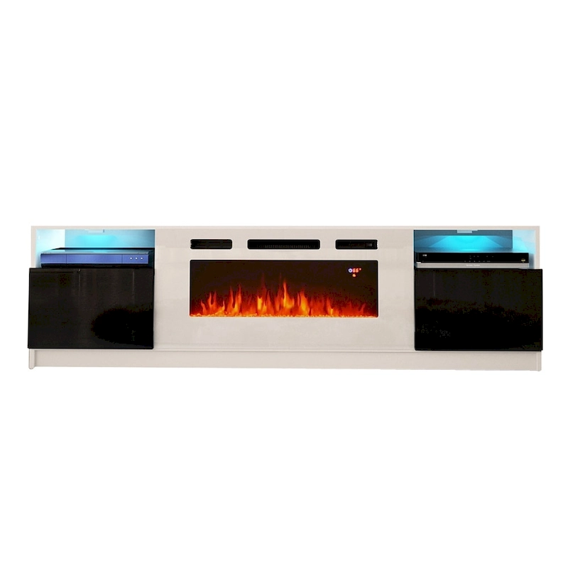 Strick & Bolton Amsden Electric Fireplace TV Stand