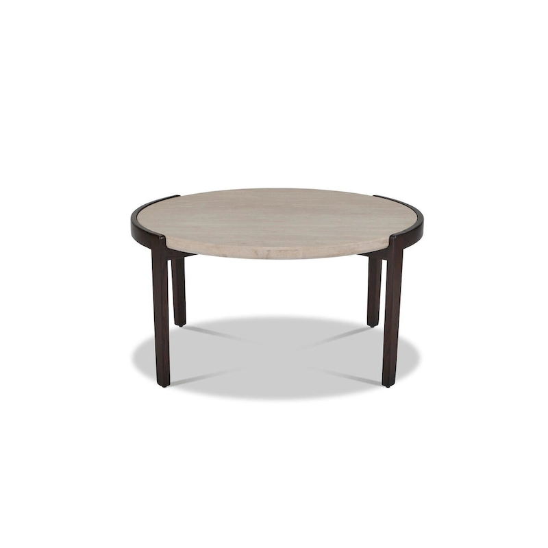 Palette Stone Round Coffee Table - 35 x 18 x 35