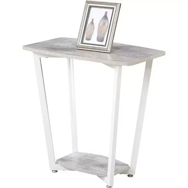 HomeStock Rectangle Metal Table Top End Table 1 -piece