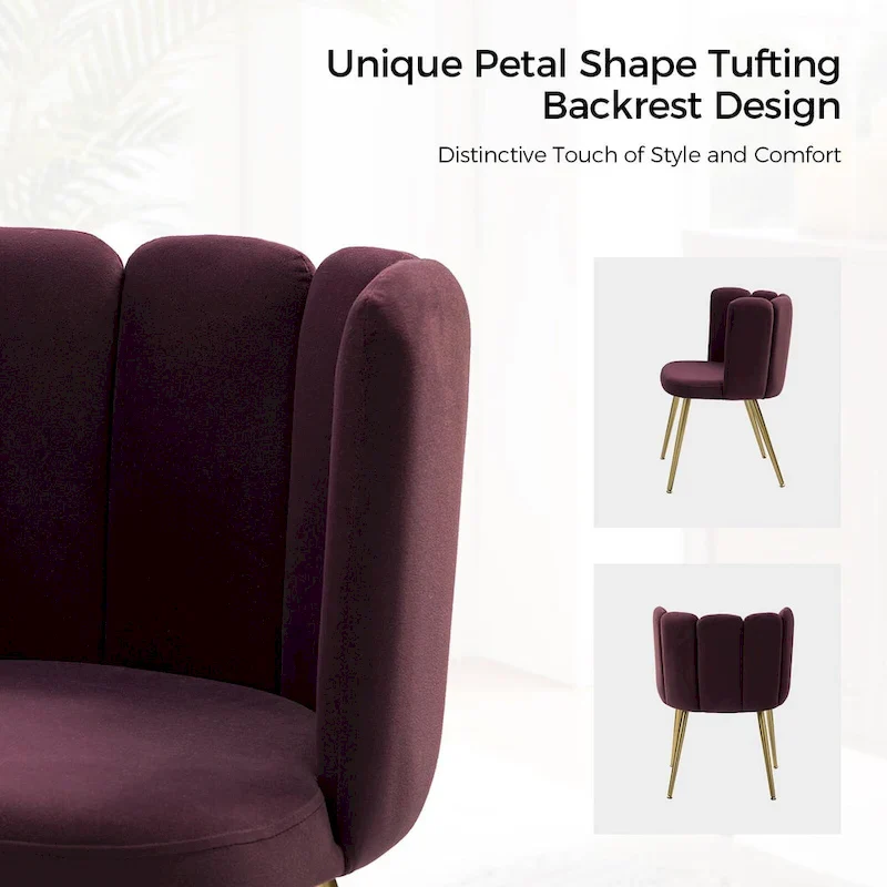 Anjela Side Chair with Tufted Back