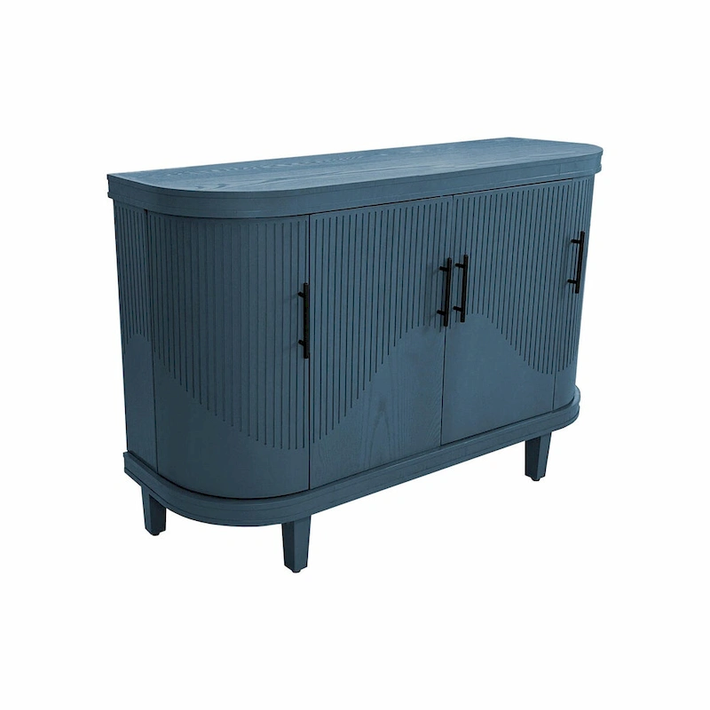 47.2-Inch Wooden Console Table & Coffee Bar Cabinet