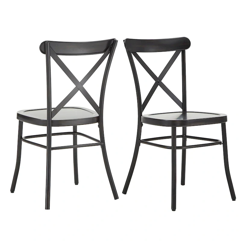 Metal Dining Chairs (Set of 2)