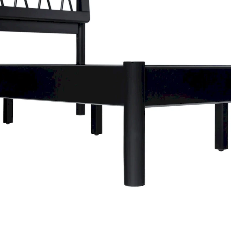 X Spindle Solid Wood Full Bed